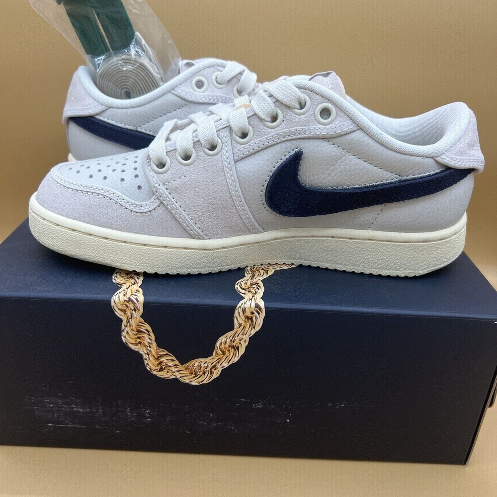 Jordan 1 Retro AJKO Low SP Union Sail Leather- Men's 4 - Picture 7 of 12